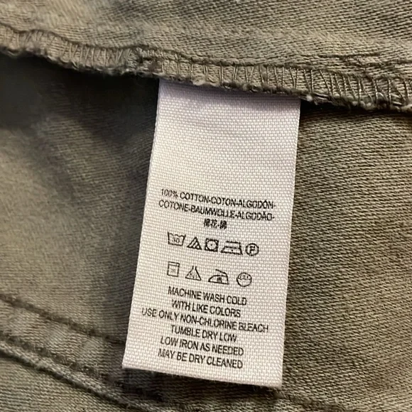 Free People 'Not Your Brother's' Surplus Utility Jacket Women’s XS Camo Green - Picture 12 of 13